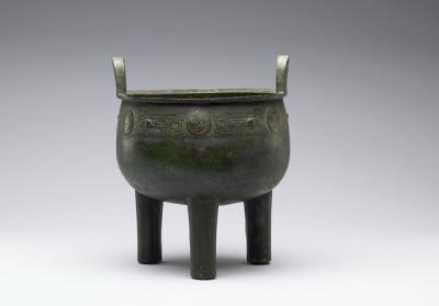 图片[2]-Ding cauldron with whorl and kui-dragon pattern, late Shang to early Western Zhou period, c. 12th-10th century BCE-China Archive